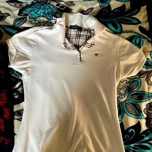 White Burberry polo like new size XXL women’s
